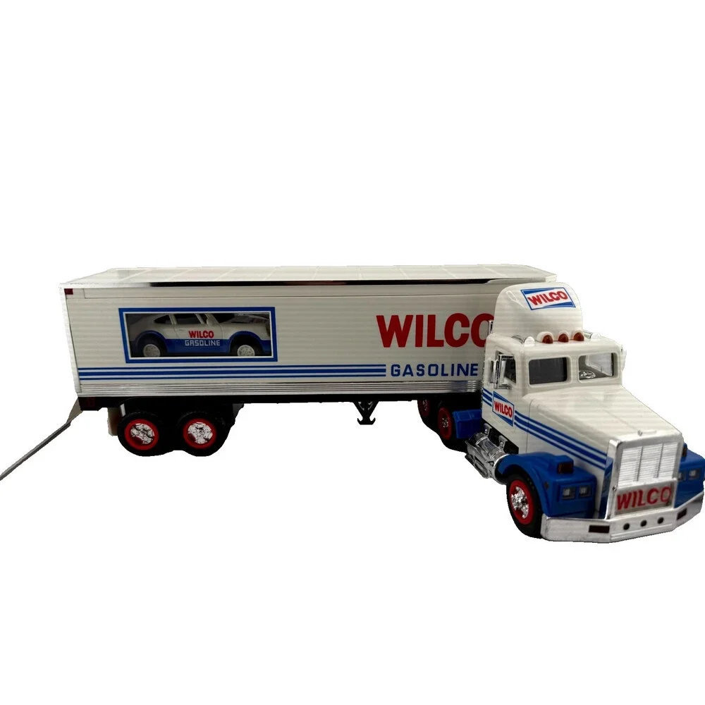 Vintage 1993 WILCO Gasoline Toy Truck and Racer Complete Original Box